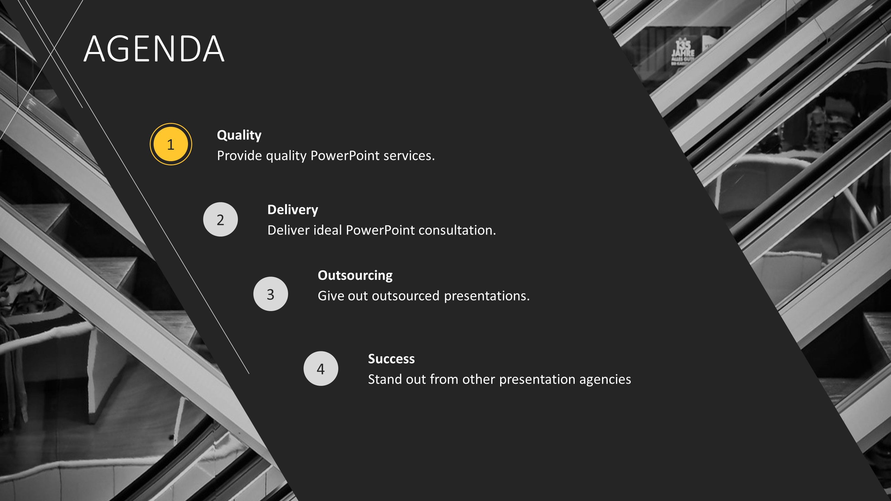 Corporate Agenda PowerPoint Slides SlideStore