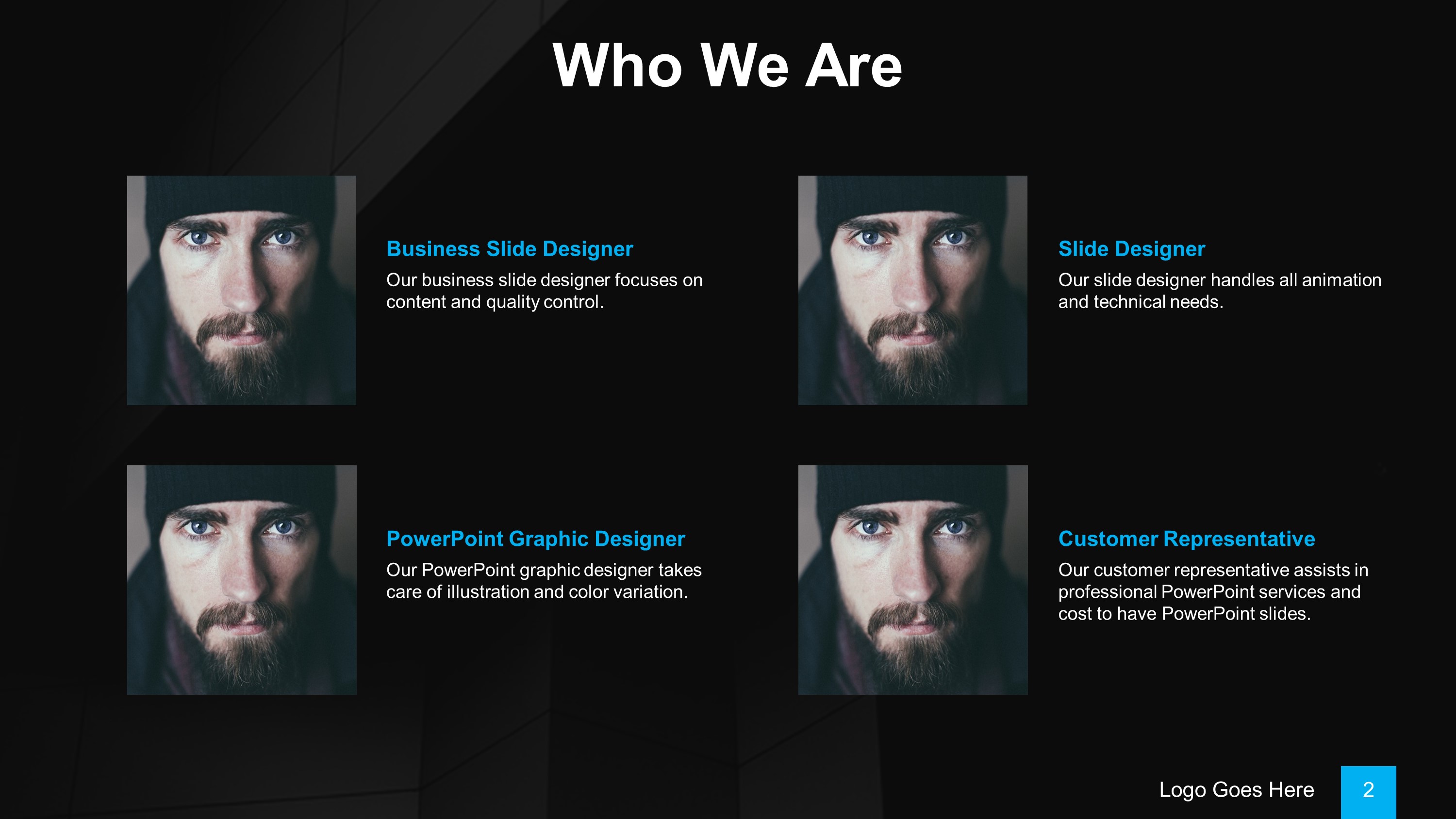 Who We Are PowerPoint Slides