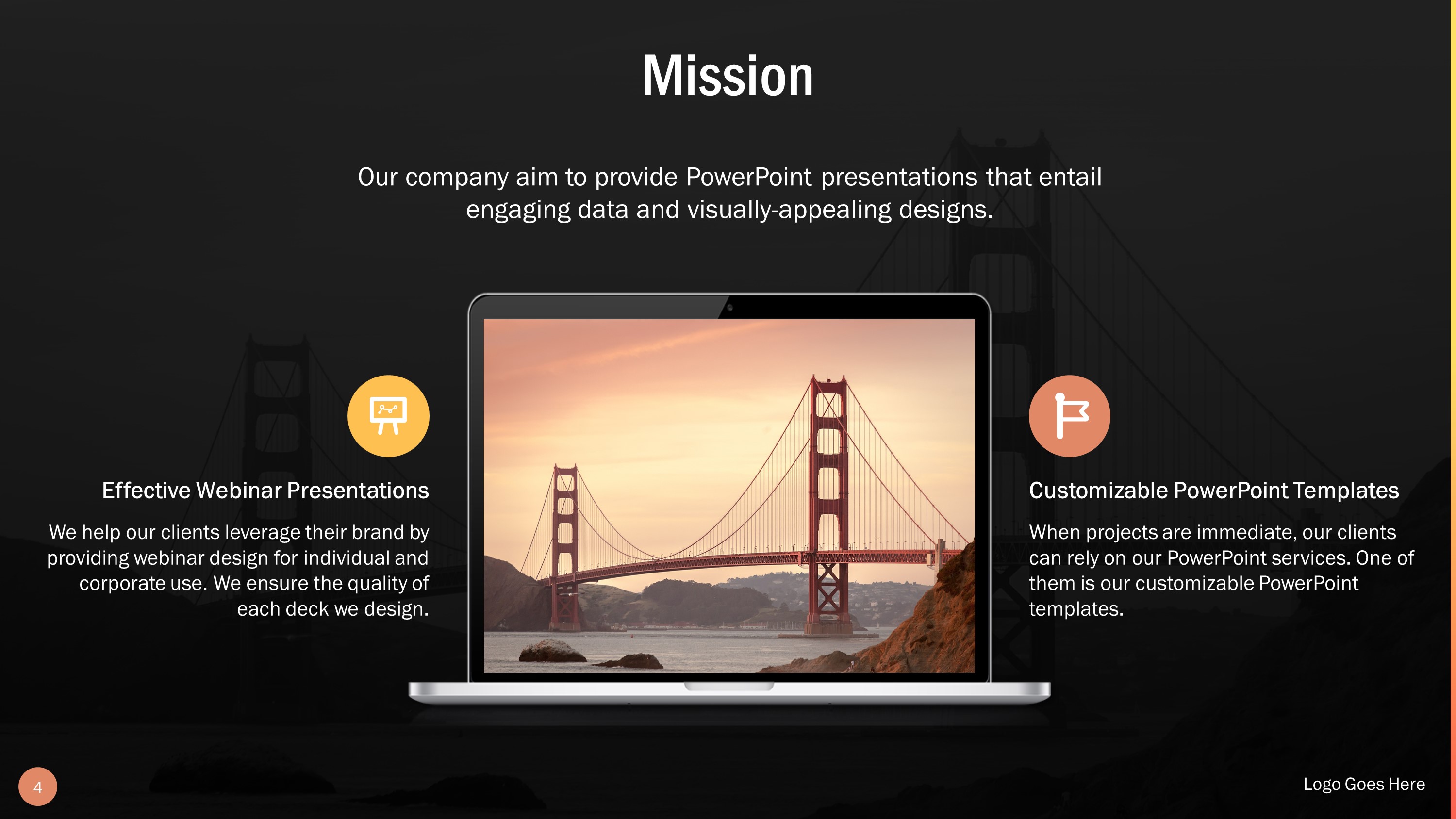 Professional Our Mission Slide Bundle for PowerPoint