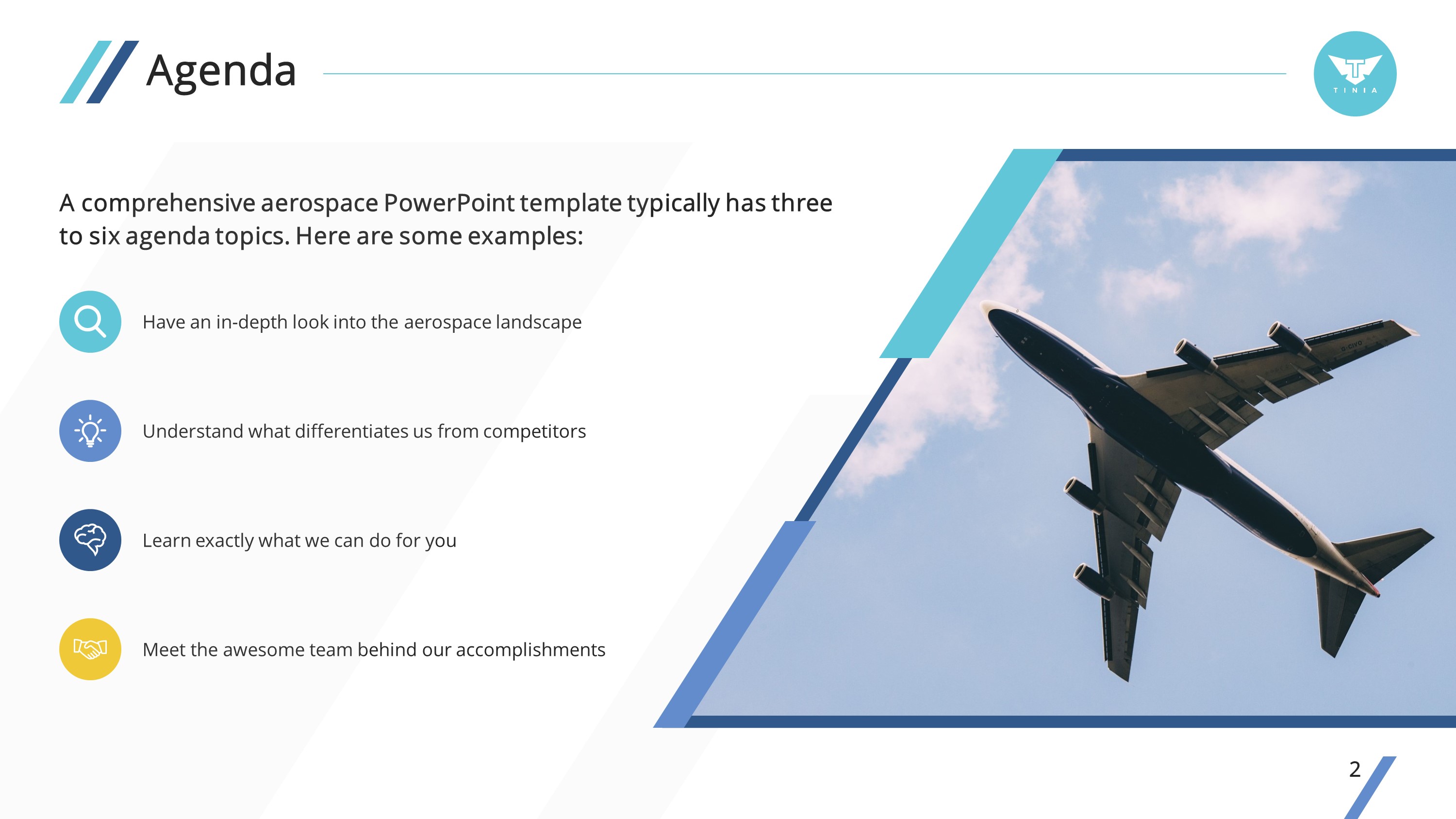 Clean Airplane Premium Powerpoint Template Slidestore