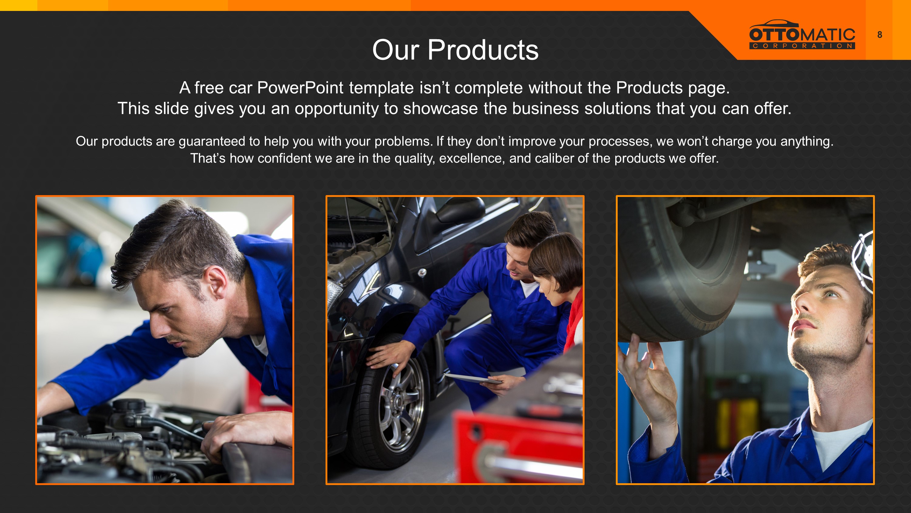 Automotive Company Premium Powerpoint Template Slidestore