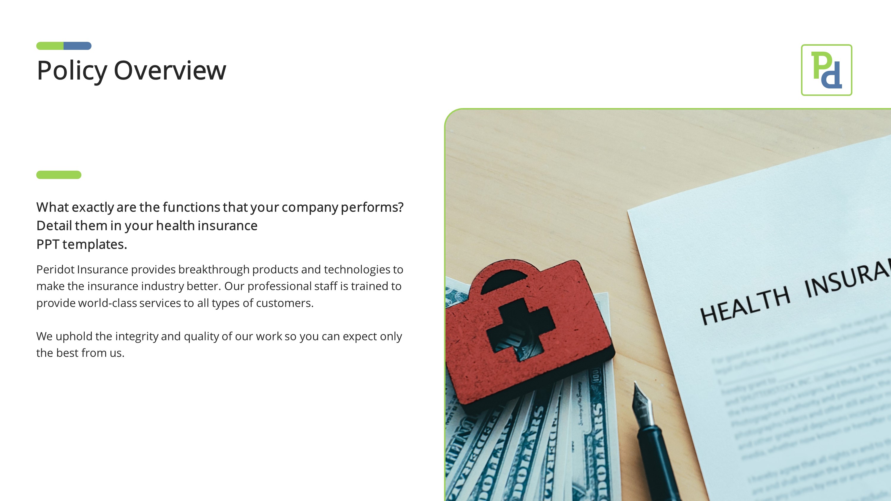 Insurance Business Premium PowerPoint Template – SlideStore