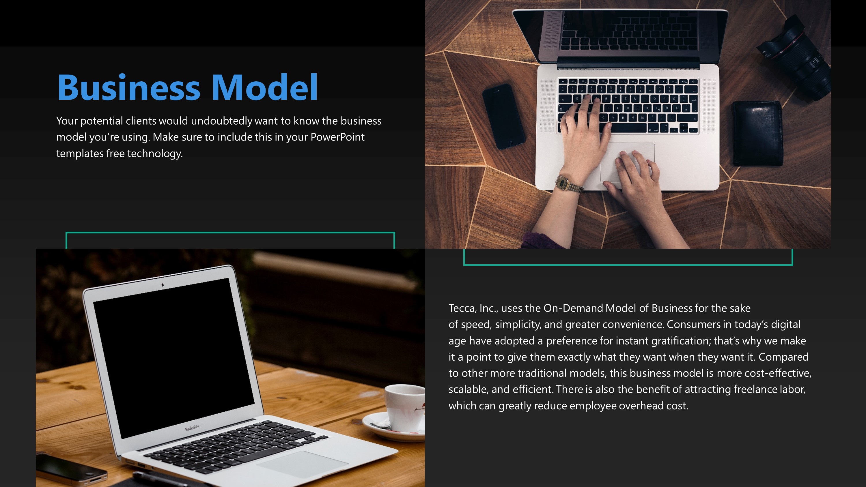 Free Technology Business Model PowerPoint Slide