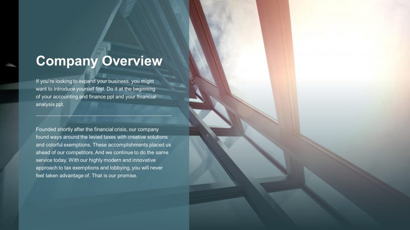 an overview of a financial company Outline of finance the following outline is provided as an overview of and topical guide to finance: finance - addresses the ways in which individuals and organizations non-banking financial company savings and loan association stock exchange list of stock exchanges. an overview of a financial company Outline of finance the following outline is provided as an overview of and topical guide to finance: finance - addresses the ways in which individuals and organizations non-banking financial company savings and loan association stock exchange list of stock exchanges.