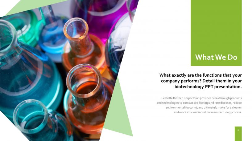 Free Biotech What We Do PowerPoint Slide Templates SlideStore